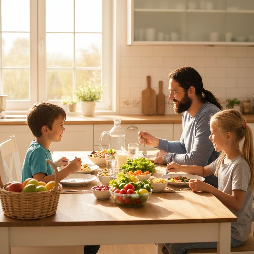 Familienfreundliche Abendessen